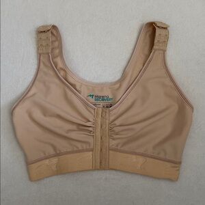 Marena Recovery | Post-Surgical FlexFit Shirred Classic Wire-Free Bra Beige 3436